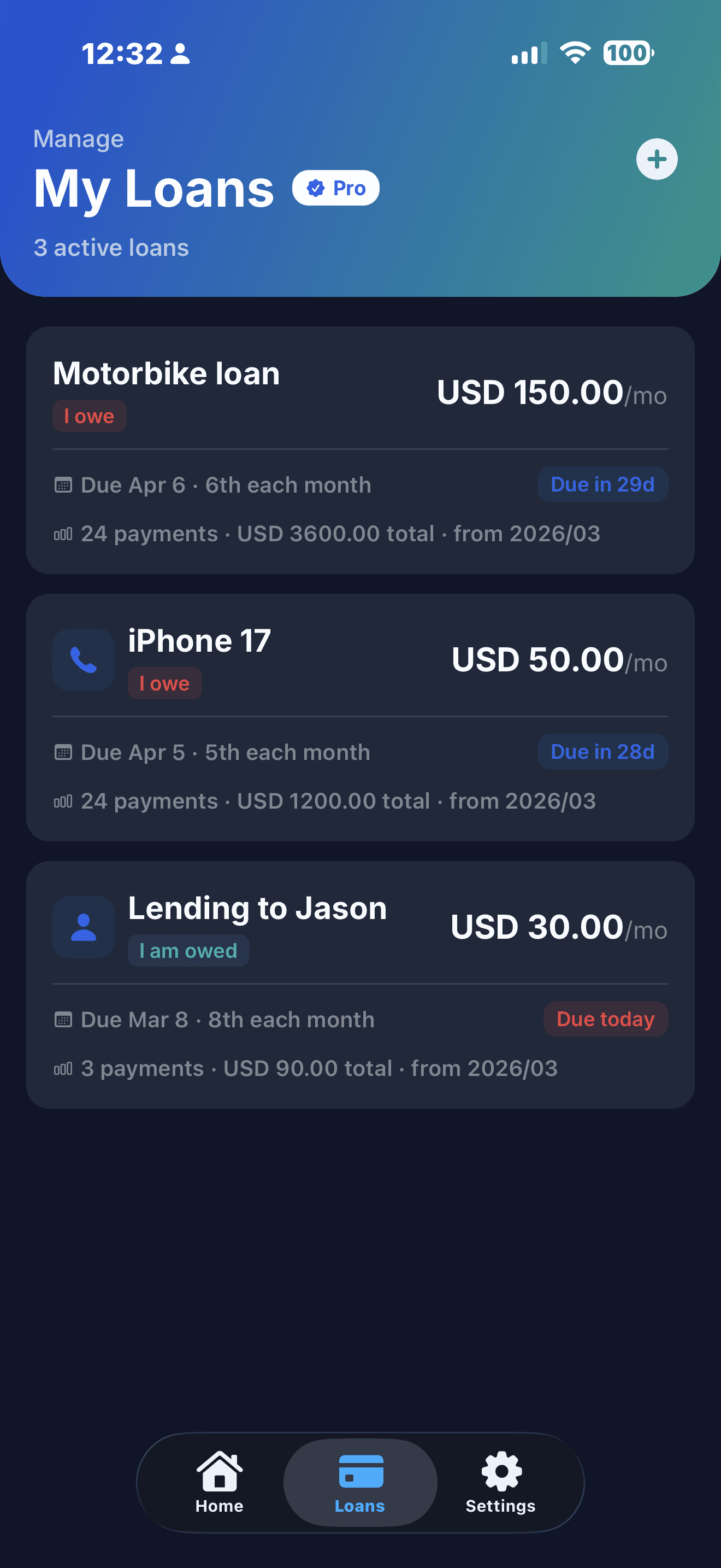 My Loan Reminder screenshot 2